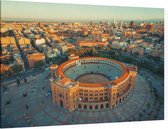 Las Ventas arena voor stierengevechten in Madrid - Foto op Canvas - 45 x 30 cm