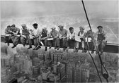 Lunch atop a Skyscraper,  - Foto op Forex - 80 x 60 cm