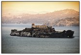 De gevangenis op Alcatraz Island in San Francisco - Foto op Akoestisch paneel - 150 x 100 cm