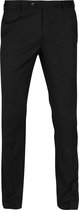 Suitable - Pantalon Piga Zwart - Modern-fit - Pantalon Heren maat 50