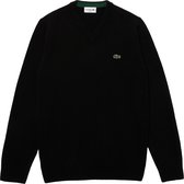 Lacoste V-Neck Knitwear Cotton Classic Fit Black