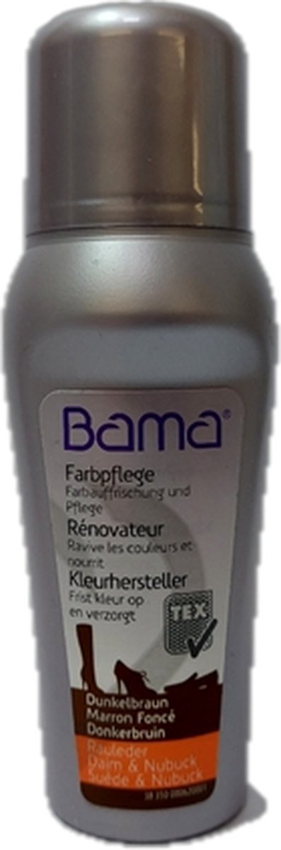 Bama Kleurhersteller Donkerbruin Suède en Nubuck