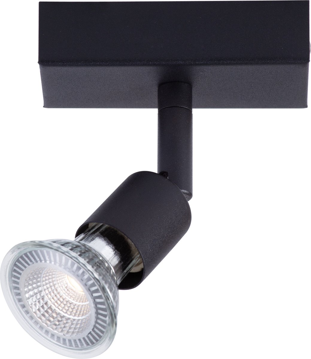 Fantasia Rome zwarte plafondspot, dimbaar, GU10 LED incl.