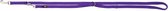 Trixie hondenriem premium dubbelgestikt verstelbaar violet paars (200X1 CM)