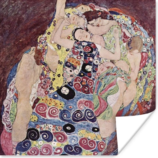 Poster De maagd - Gustav Klimt - 30x30 cm