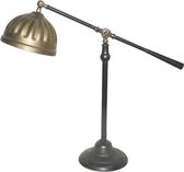 Bureaulamp 62*19*62 cm E27/max 1*40W Bruin Ijzer Rond Tafellamp