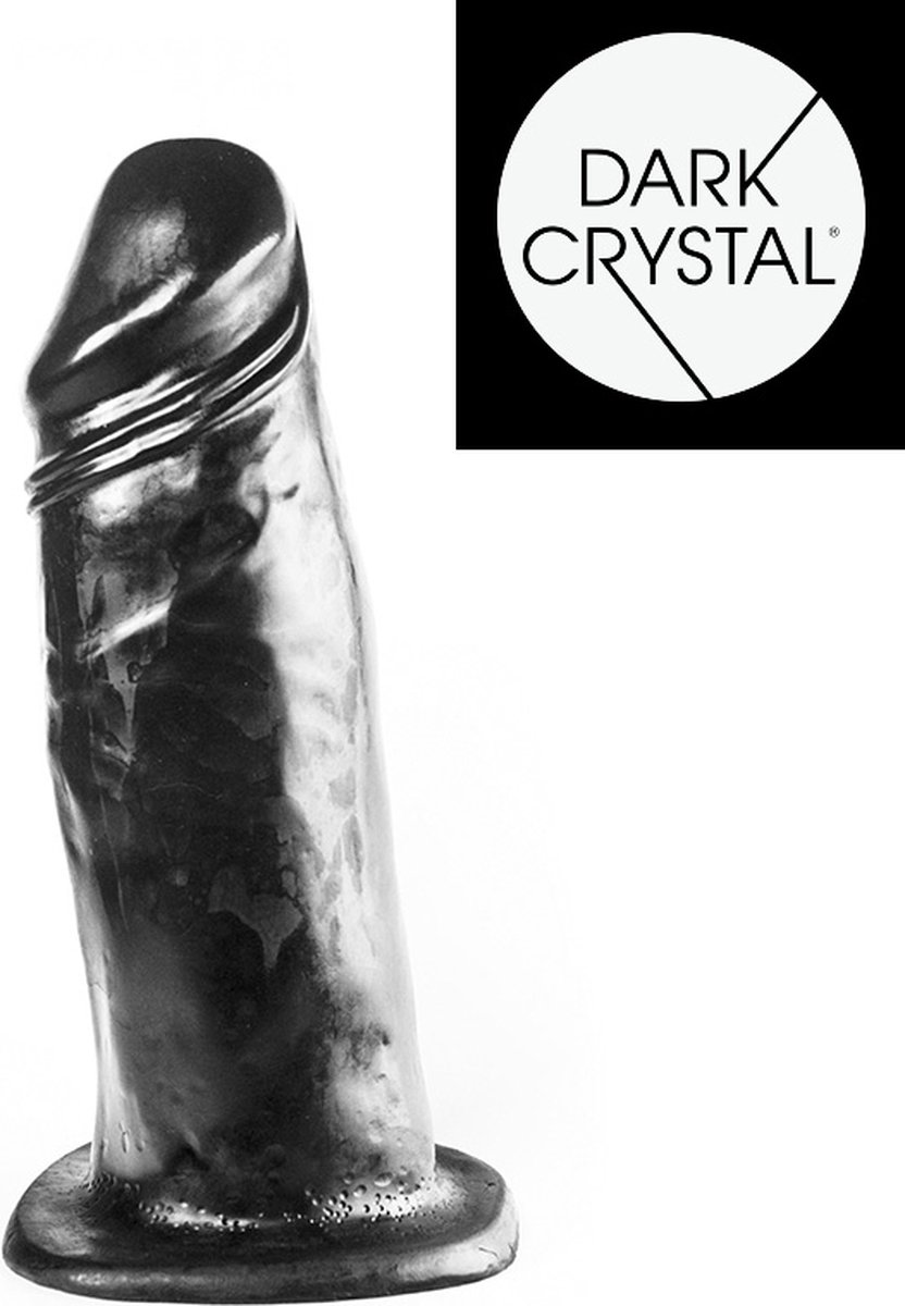 Goedkoopste Dark Crystal XXL Dildo 23 x 8,5 cm - zwart