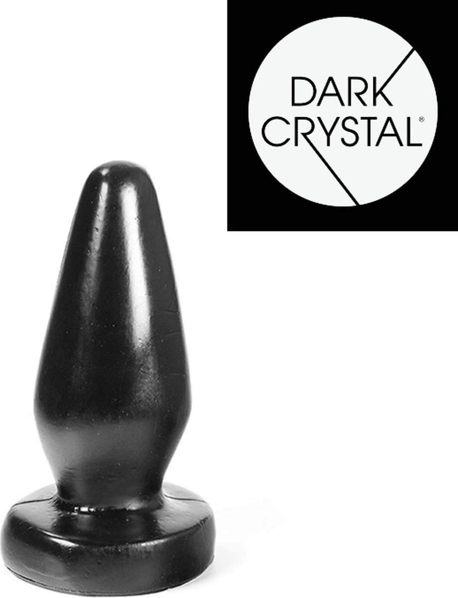 Goedkoopste Dark Crystal Buttplug 15 x 6 cm - zwart