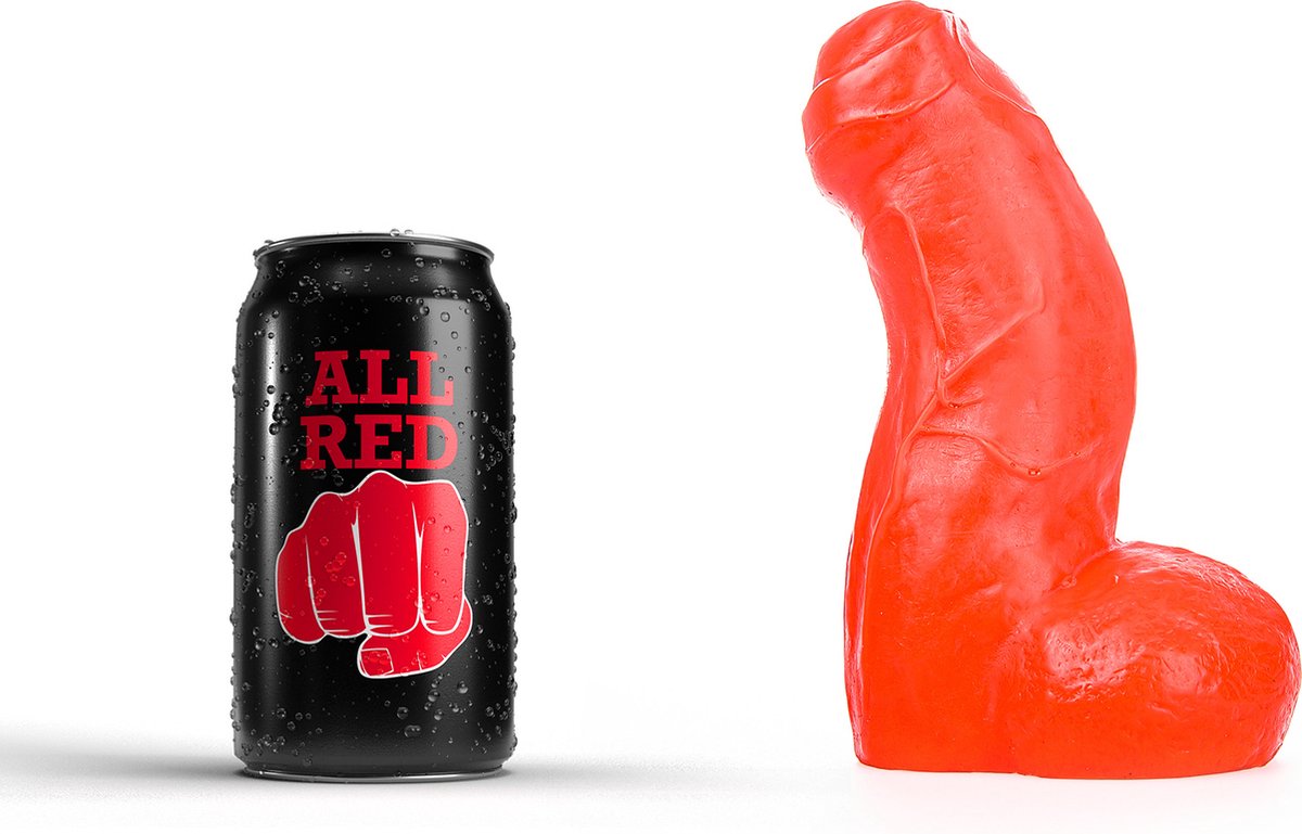 Goedkoopste All Red Dildo 17 x 5 cm - rood