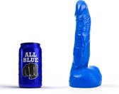 All Blue Dildo 22 x 4.5 cm - blauw