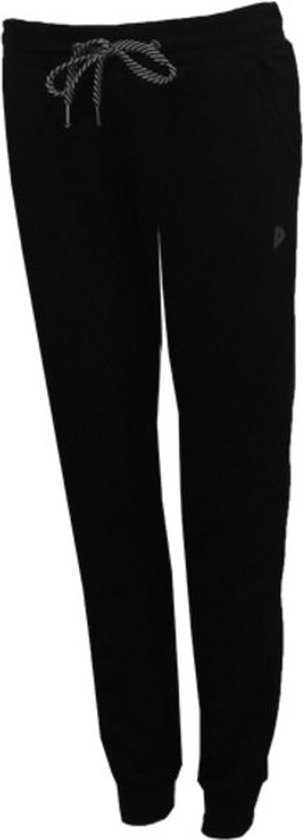 Donnay Joggingbroek met elastiek - Sportbroek - Dames - Black - maat L