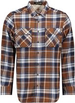 Haze & Finn Overhemd Oversized Arctic Shirt Ma16 0135  Polar Check Rubber Mannen Maat - L