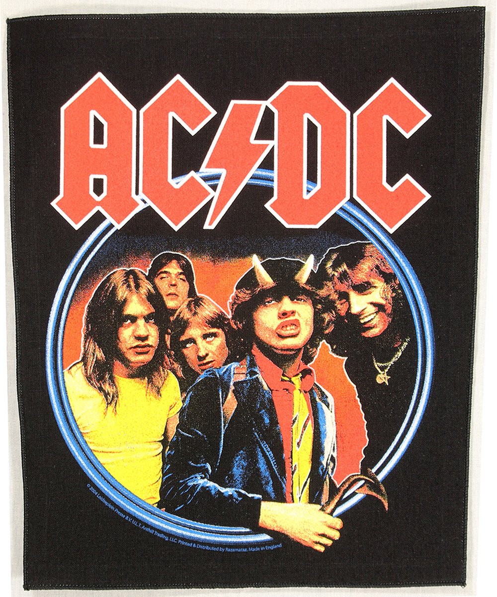 Afbeelding van product Merkloos / Sans marque  AC/DC Highway To Hell Grote Rugpatch - Officiële Merchandise