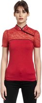Vive Maria Top -XS- Asia Night Rood
