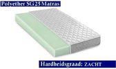 Caravan -  1-Persoons matras - Polyether SG25 - 20 cm - Zacht ligcomfort - 80x180/20