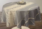 Tafelkleed anti-vlek Astrid ecru rond 160 cm Tafellaken - Decoratieve Tafel Accessoires - Woonkamer Decoratie - Bonne et Plus®