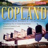 BBC Philharmonic Orchestra, John Wilson - Copland: Orchestral Works 4 - Symphonies (Super Audio CD)