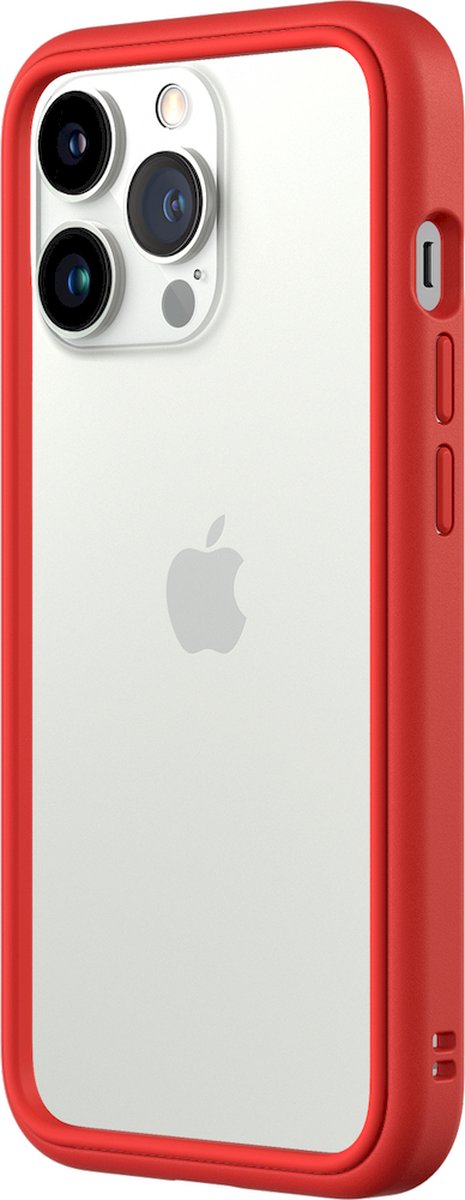 Apple iPhone 13 Hoesje - Rhinoshield - CrashGuard NX Serie - Hard Kunststof Bumper - Rood - Hoesje Geschikt Voor Apple iPhone 13