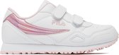 Fila Euro Jogger 4 Sneakers Wit/Roze Kinderen - Back To School - Maat 29,5