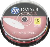 HP DVD+R DL 8,5 Go 8x Cakebox (10x) IJ Print