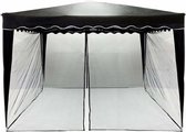 El Jardin - Insectennet - 300 x 300 paviljoen - Zwart - 220cm Hoog