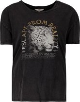 Garcia Dames T-shirt Zwart - Maat S