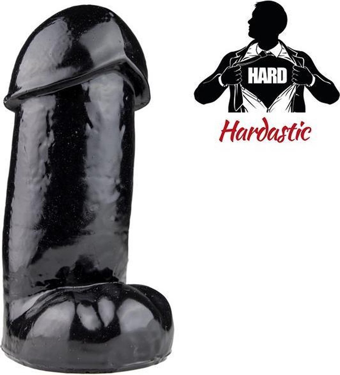 Goedkoopste Gangbangster - Super Bruce - Dildo - 18 x 9,5 cm - PVC - Zwart