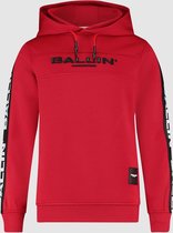 Ballin Amsterdam -  Jongens Regular Fit   Hoodie  - Rood - Maat 128