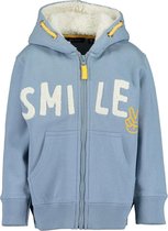 Blue Seven - jongens sweat vest met capuchon - licht blauw - Maat 104