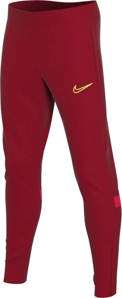 Nike Academy 21  Sportbroek - Maat S  - Unisex - donker rood
