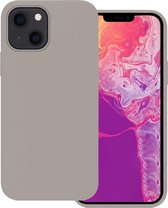 iPhone 13 Hoesje Silicone Case - iPhone 13 Case Grijs Siliconen Hoes - iPhone 13 Hoes Cover - Grijs