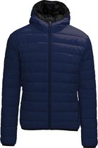 Masita | Sportjas Dames & Heren - Sportjack - Unisex Winterjas - Lichtgewicht met Capuchon - NAVY BLUE - S