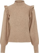 Object Trui Objdiva Knit Pullover Pb10 23036445 Chipmunk Dames Maat - XL