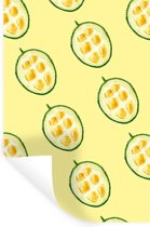 Muurstickers - Sticker Folie - Citrus - Fruit - Patronen - 40x60 cm - Plakfolie - Muurstickers Kinderkamer - Zelfklevend Behang - Zelfklevend behangpapier - Stickerfolie