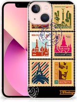 GSM Hoesje Geschikt voor iPhone13 mini Trendy Telefoonhoesjes Postzegels