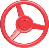stuurwiel voor speelhuisje 30 cm rood