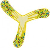 zachte boomerang geel 22,5 cm