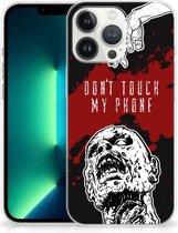 GSM Hoesje Geschikt voor iPhone13 Pro Max Back Case TPU Siliconen Hoesje Zombie Blood