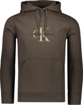 Calvin Klein Sweater Groen Normaal - Maat S - Heren - Herfst/Winter Collectie - Katoen;Polyester
