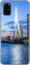 Geschikt voor Samsung Galaxy S20 Plus hoesje - Rotterdam - Water - Skyline - Siliconen Telefoonhoesje