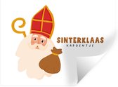 Muurstickers - Sticker Folie - Sinterklaas - Quotes - Sint - Sinterklaas kapoentje - Kinderen - Jongens - Meisjes - Kindje - 160x120 cm - Plakfolie - Muurstickers Kinderkamer - Zelfklevend Behang XXL