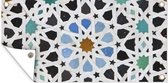 Poster de jardin Un détail de mosaïque marocaine - 80x40 cm