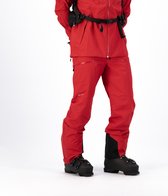 Cortazu Mountain Shell Broek Chili Rood | Heren warme outdoor wintersport broek waterdicht & winddicht.