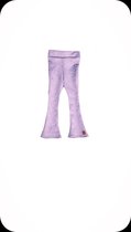 Flared broek Suede Lila