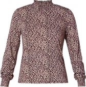 ES&SY Sandra Jersey Shirt - Fuchsia/Multi-Colour - maat 38