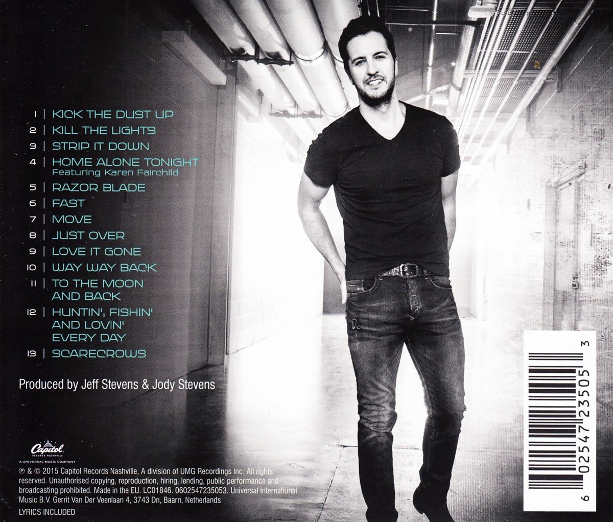 Luke Bryan Kill The Lights (CD), Luke Bryan CD (album) Muziek