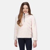 De Regatta Kamailie fleece - outdoortrui - kinderen - halve rits - donzig - Lichtroze