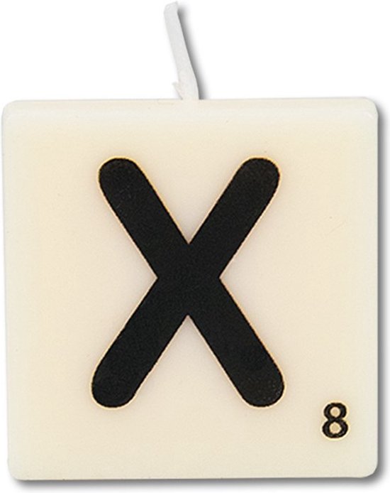 Bougie Lettre Paperdreams X, 4e.