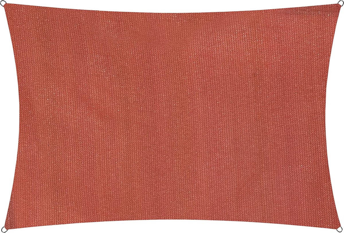 Lumaland Schaduwdoek Rechthoekige luifel incl. spankoorden|polyester met dubbele pu-laag | Rechthoekig 2 x 3 / 2 x 4 / 3 x 4 Meter | 160 g/m²