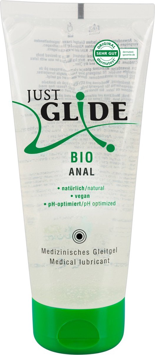 Goedkoopste Just Glide Bio Anaal Glijmiddel - 200 Ml